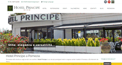 Desktop Screenshot of hotelprincipegroup.it